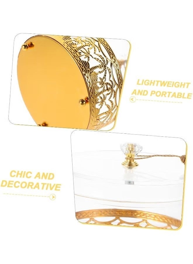 Laravel Metal Candy Box Festival Decorative Tray Candy Nuts Container Fruit Plate for Candy, Cookies, Chips and Party Snacks Ramadan Eid Mubarak Favor for Party Dessert Boxes - Image 3